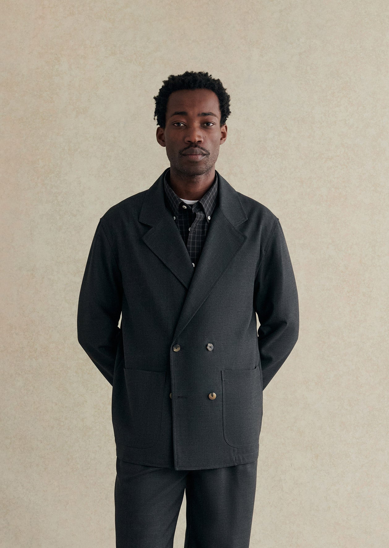 Double-breasted jacket