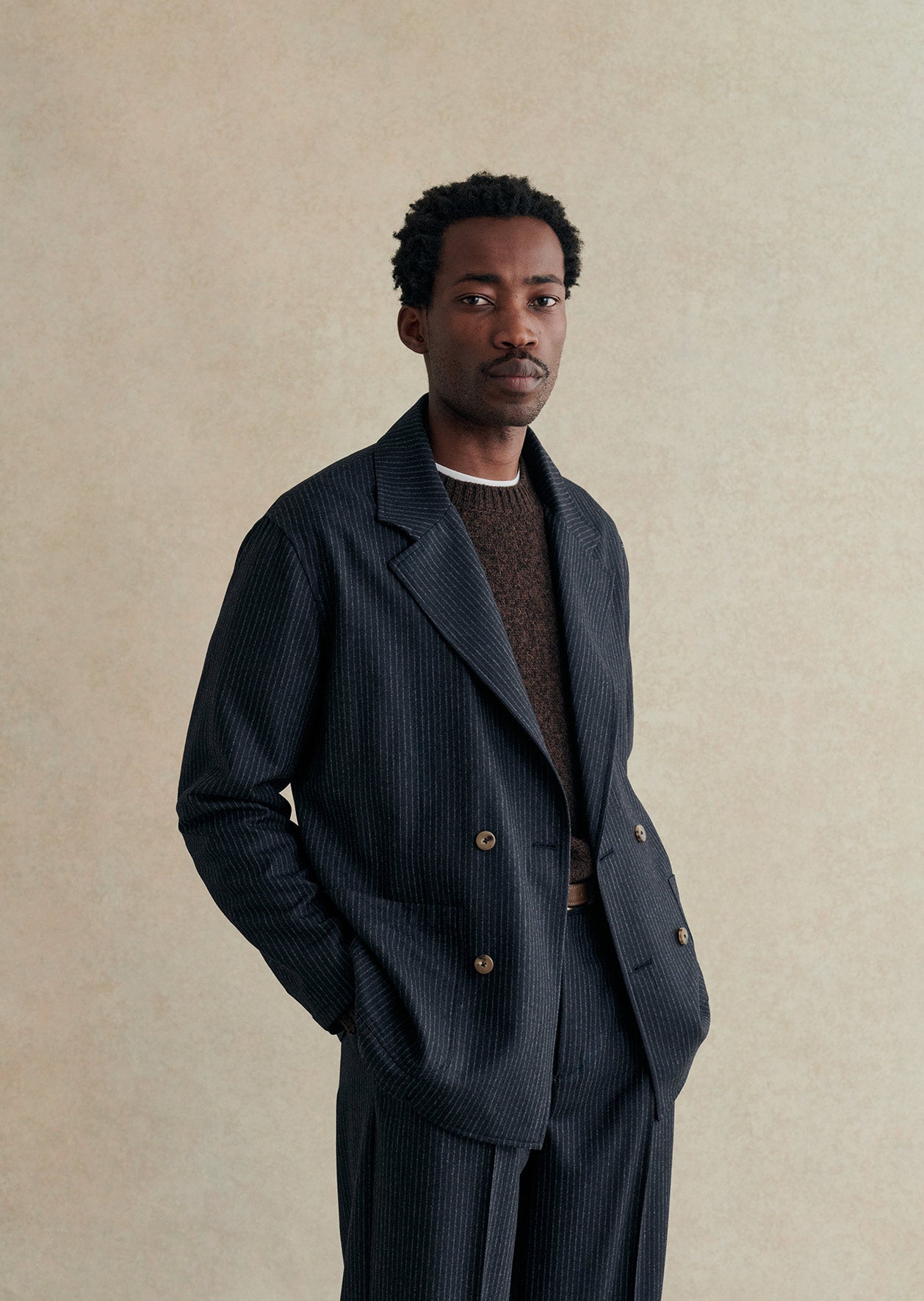 Double-breasted jacket