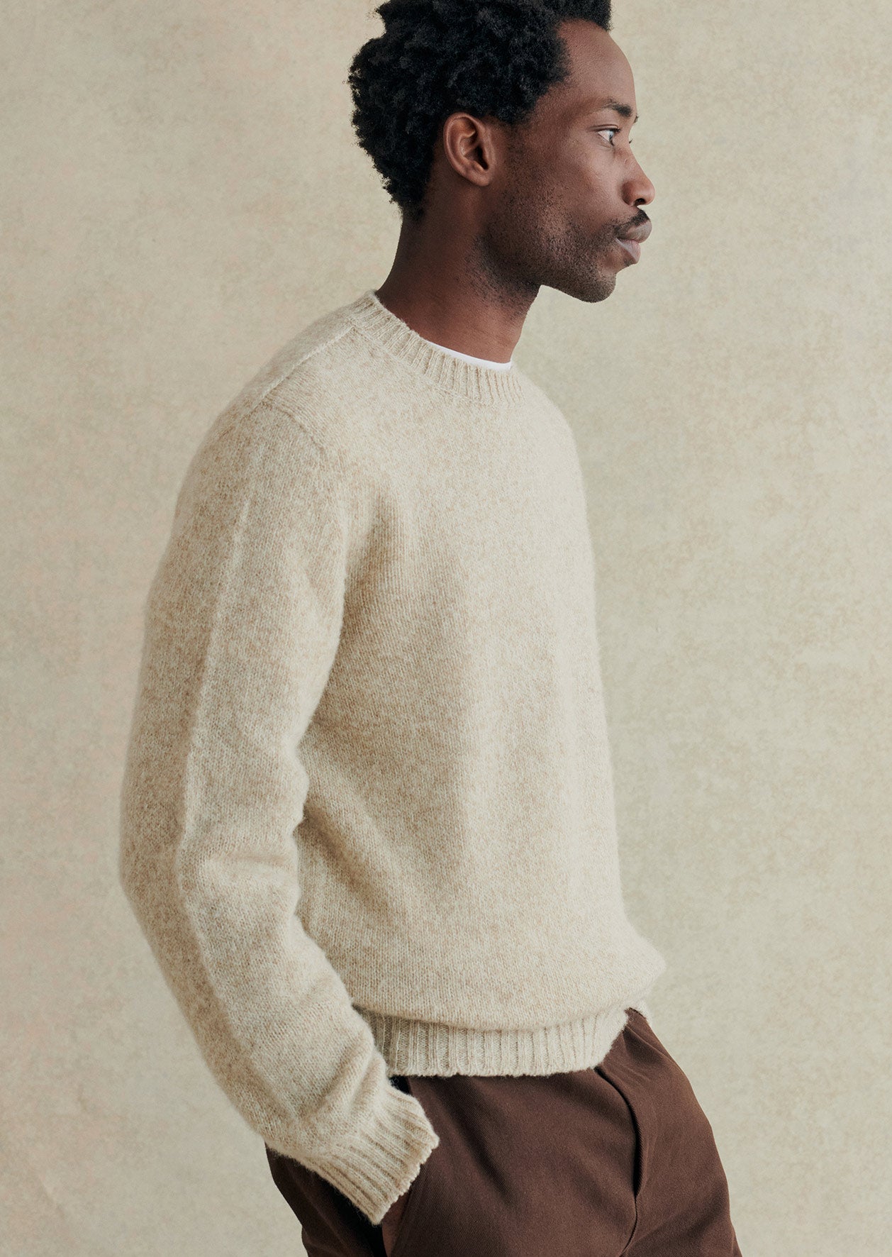 Shaggy sheep jumper