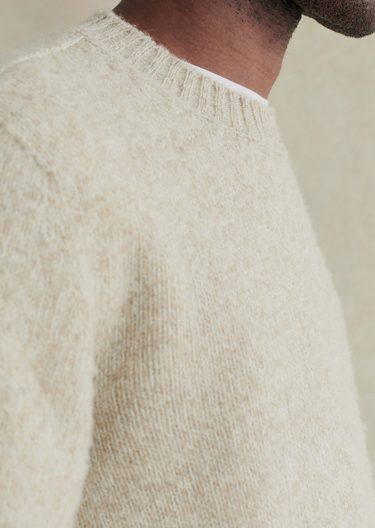 Shaggy sheep jumper