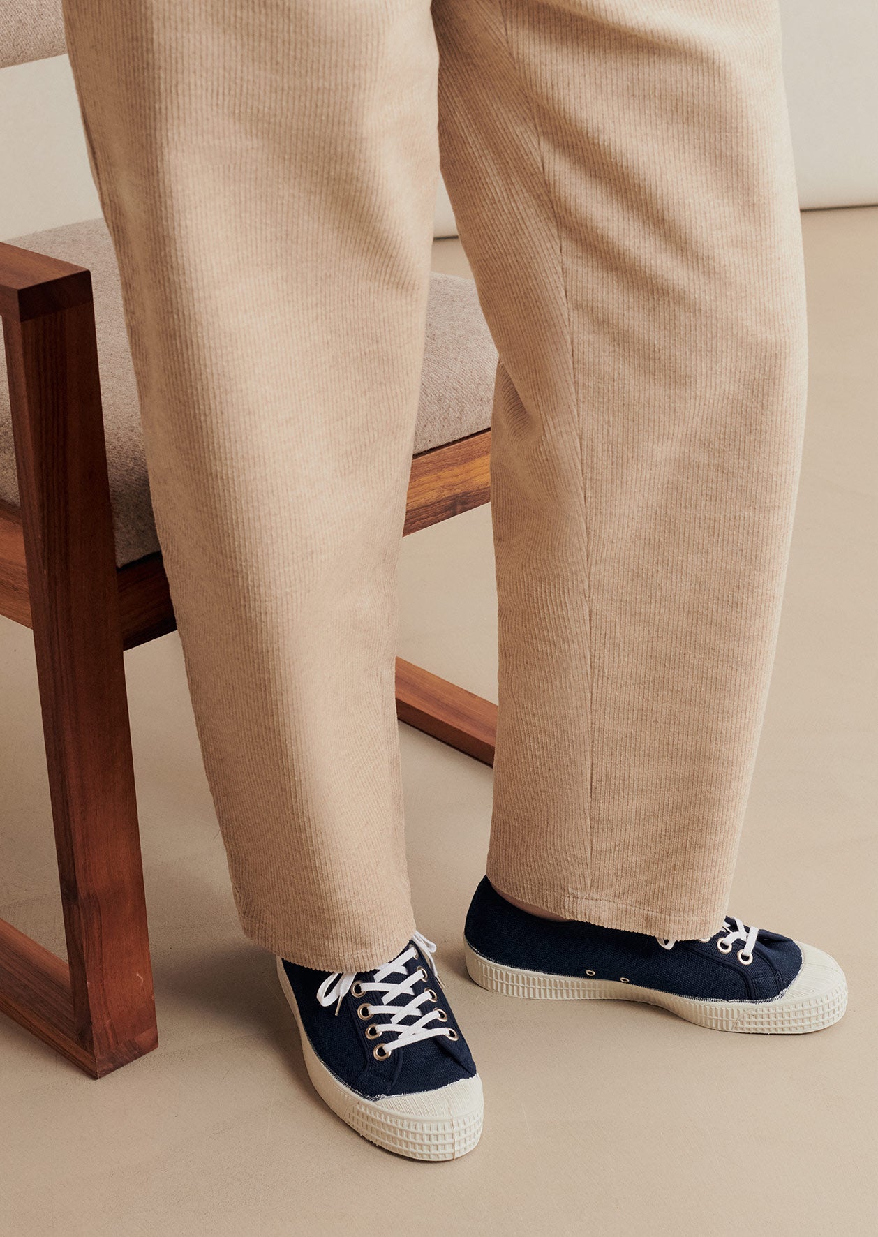 Linen shoes made by Novesta
