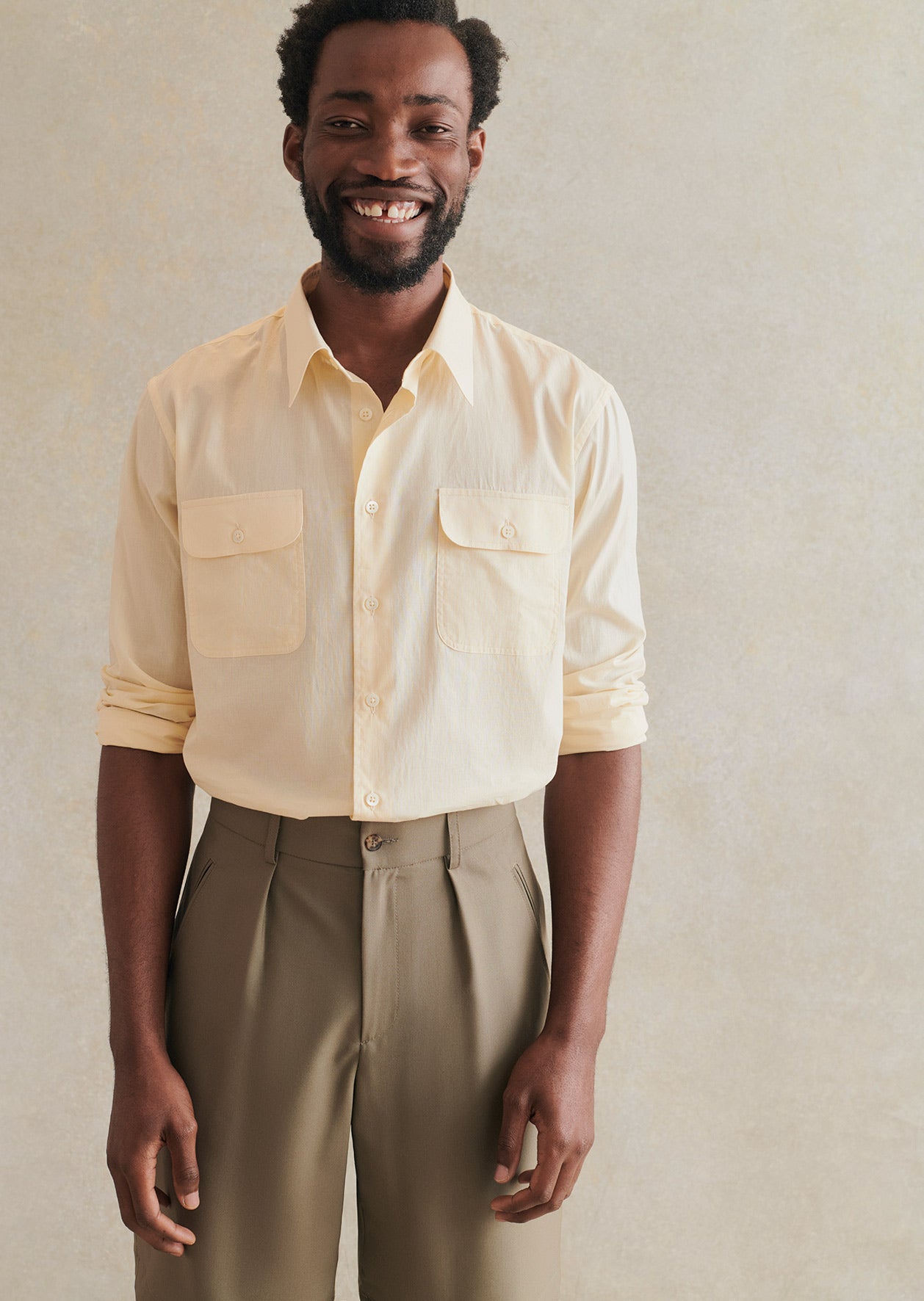 de bonne facture Chemise D'Artiste Voile de Coton Lavé