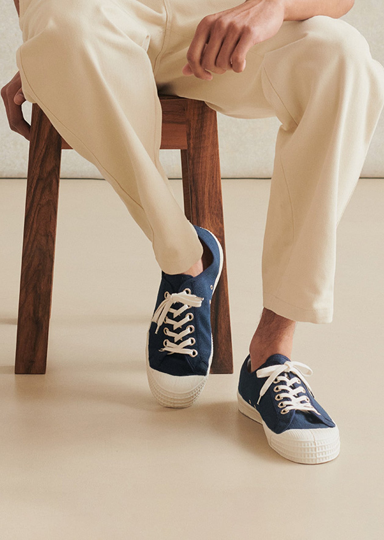 Linen shoes made by Novesta