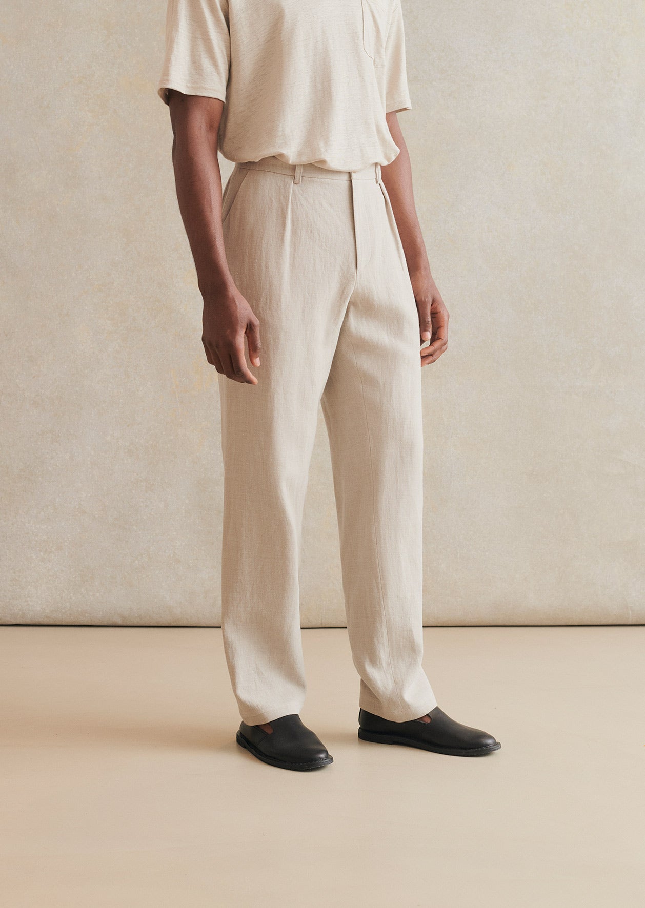 One Pleat Trousers