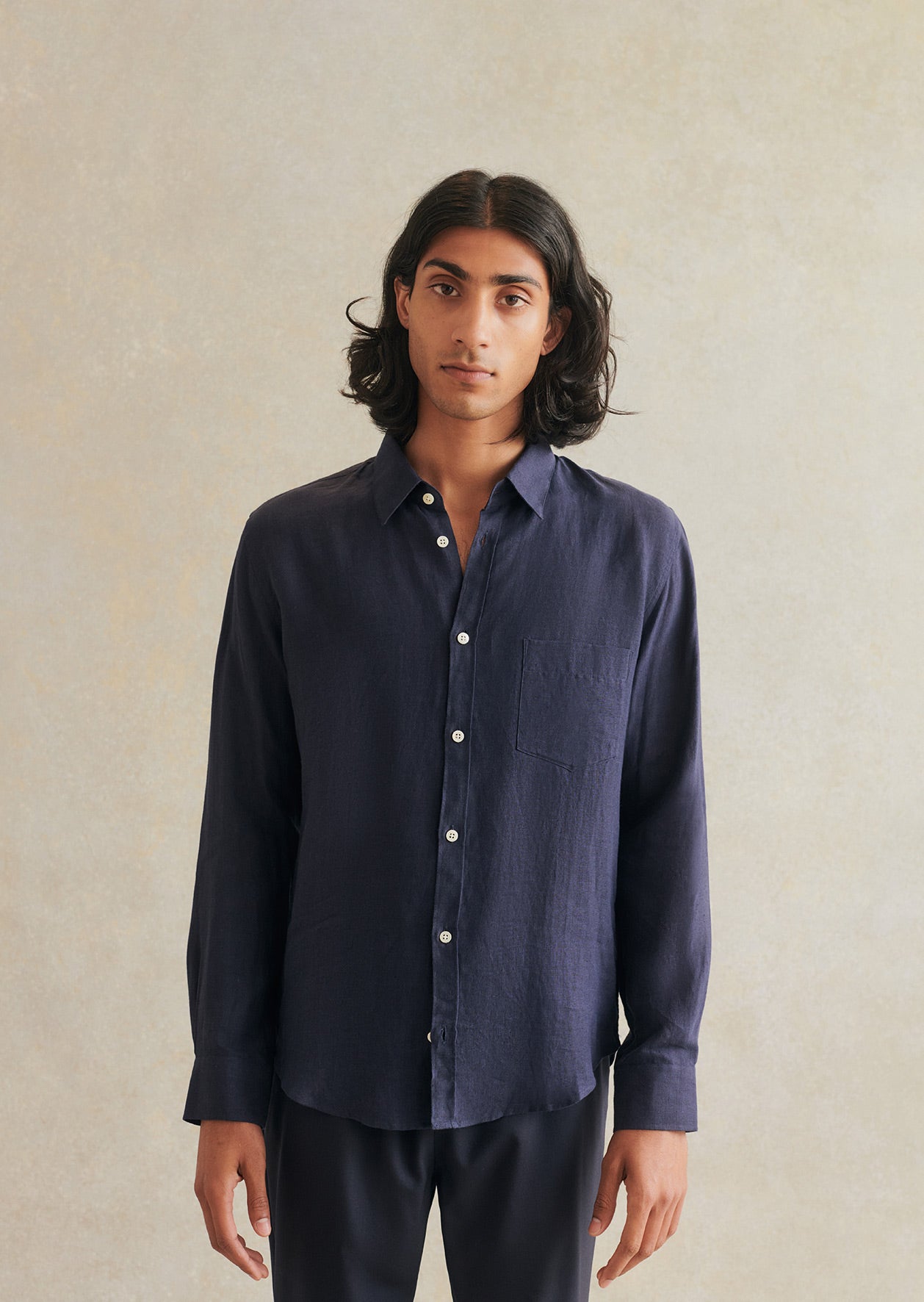 de bonne facture Chemise Essentielle Lin Belge Léger