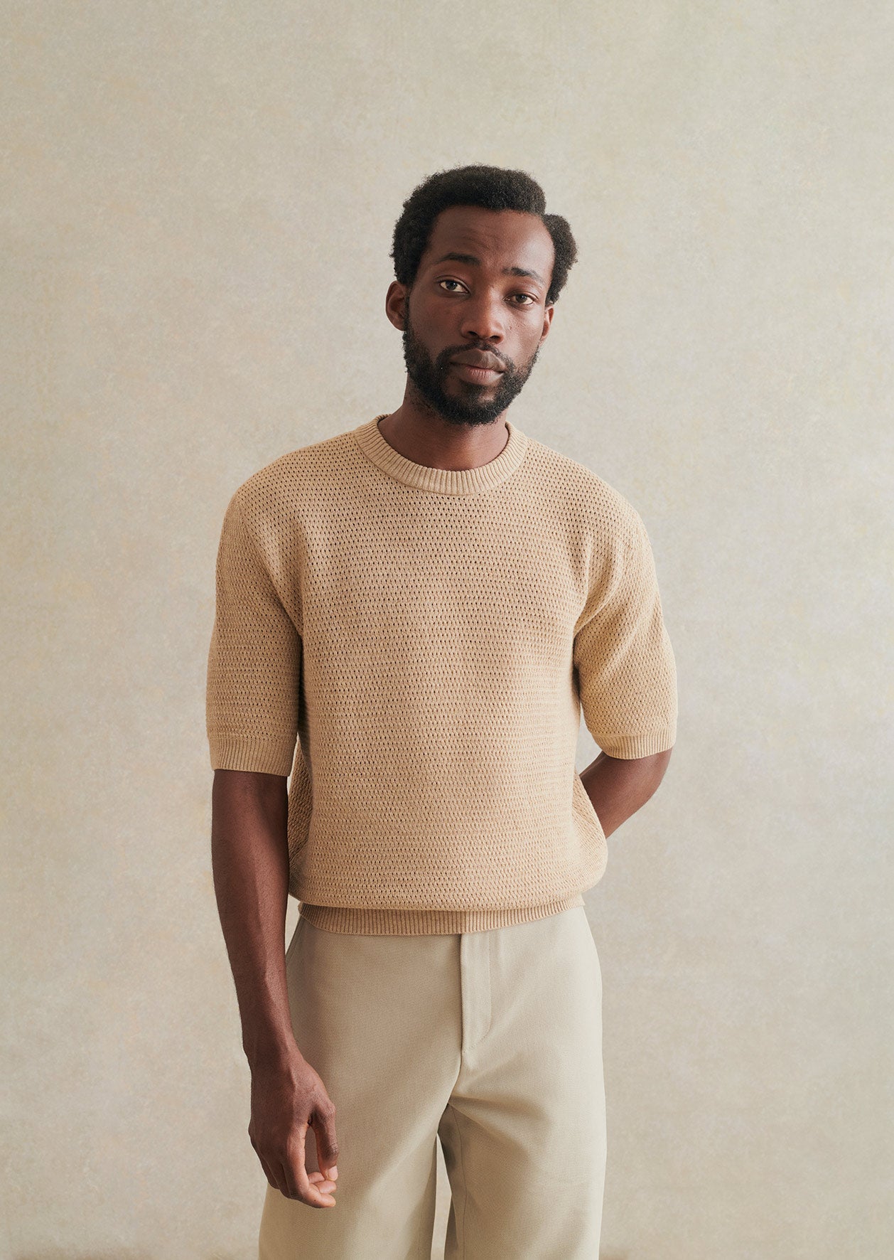 de bonne facture Tshirt Tricoté Fil De Coton Biologique