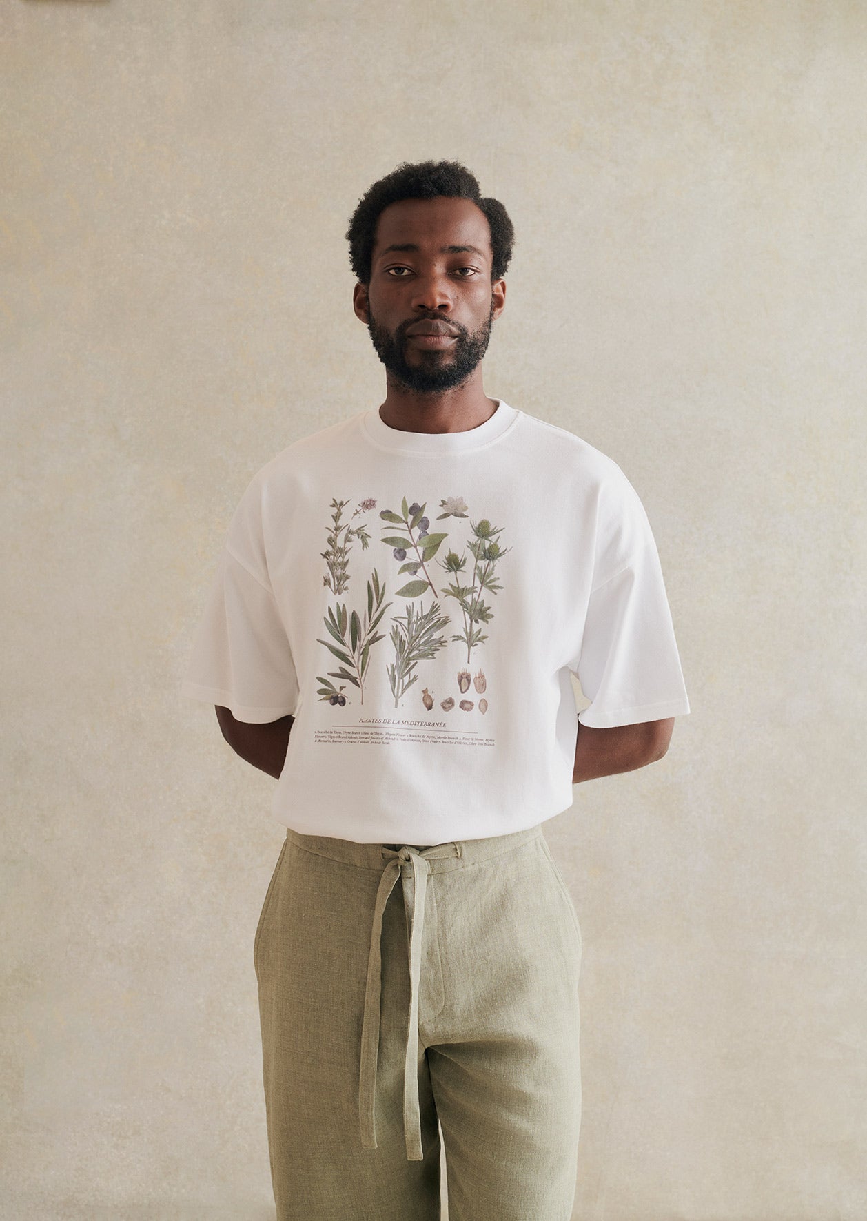 de bonne facture T-Shirt Ample Jersey de Coton Lourd