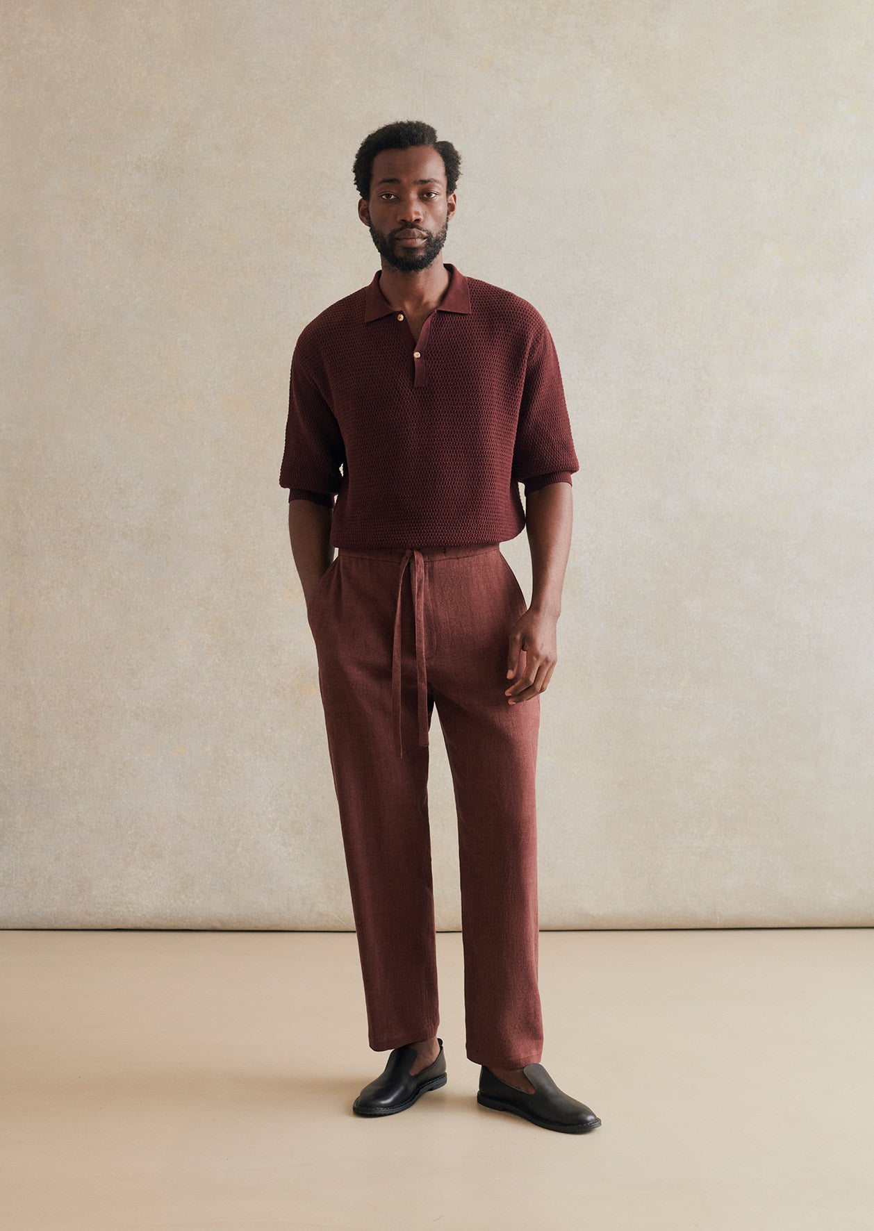 de bonne facture Pantalon Lounge Laine & Lin Belge