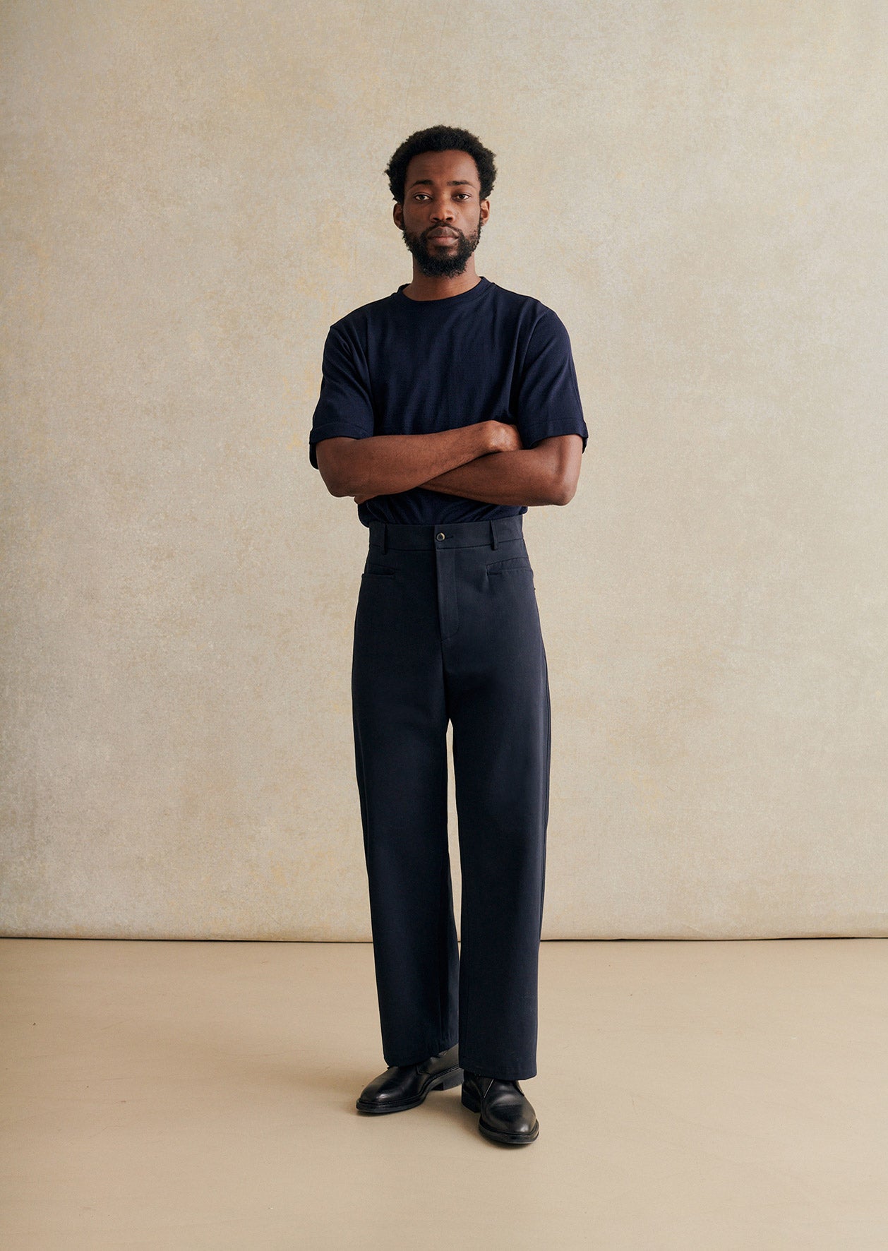 Wide Leg Work Pants