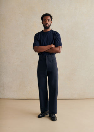 Wide Leg Work Pants