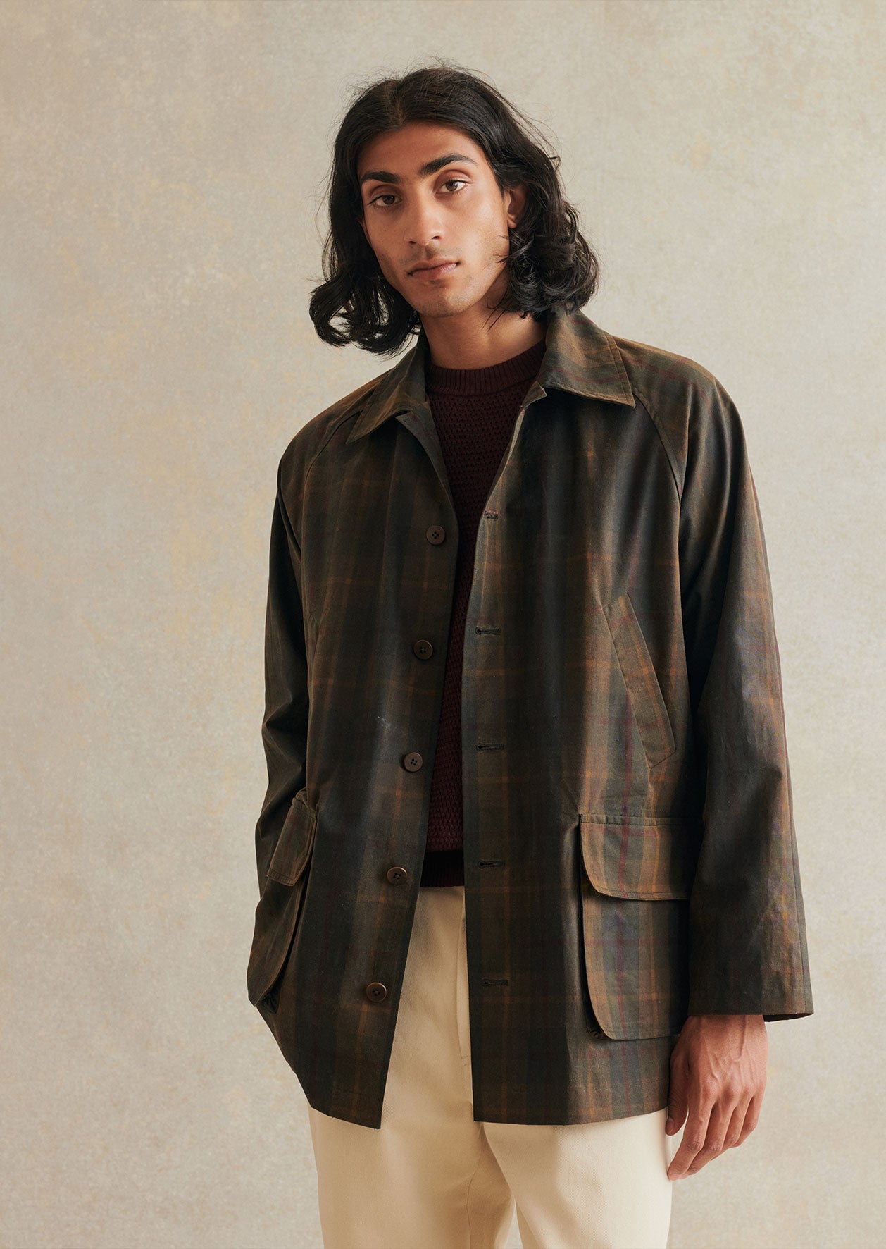 de bonne facture Veste Forestière Coton Ciré