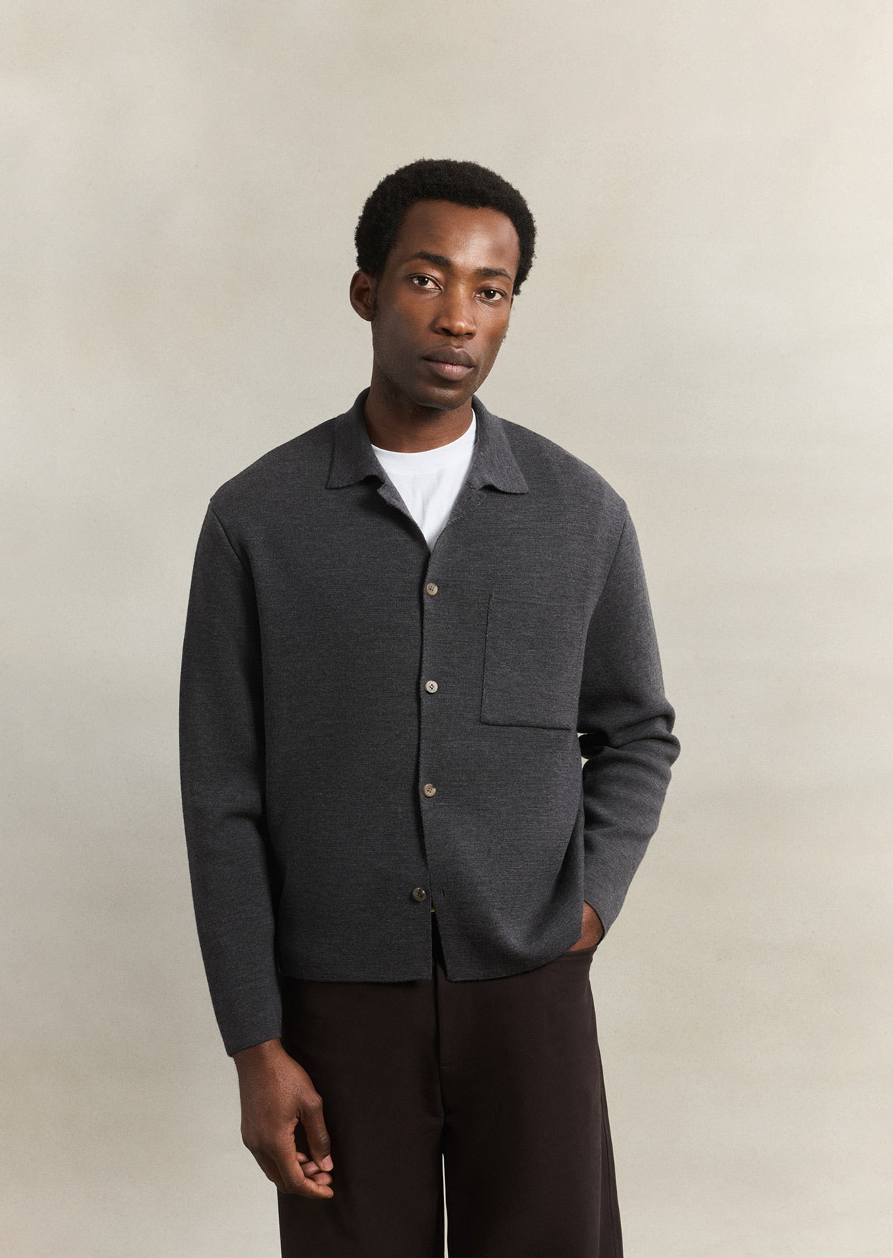 Knitted overshirt