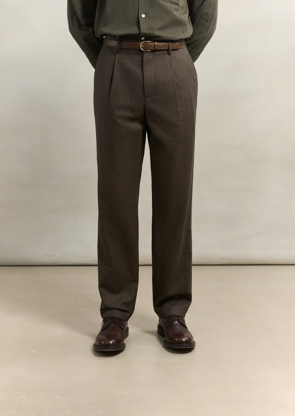 Pantalon à pince