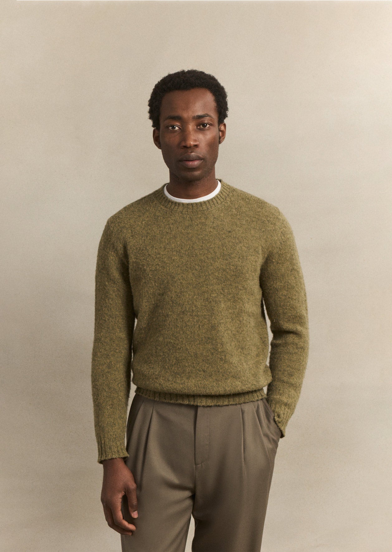 Shaggy sheep jumper