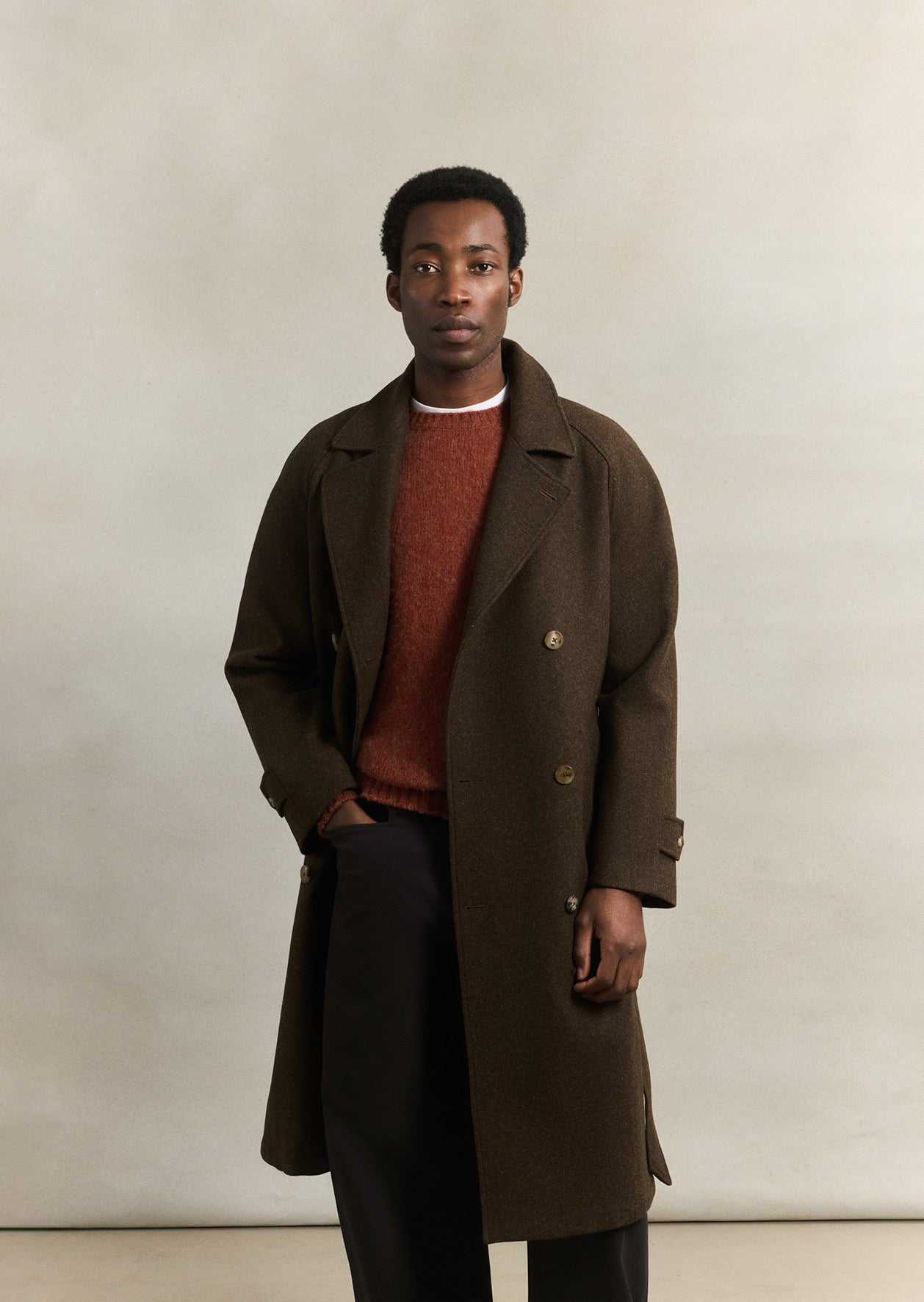 Manteau croisé