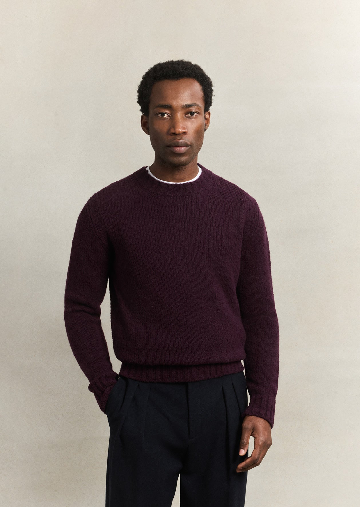 Crew neck jumper