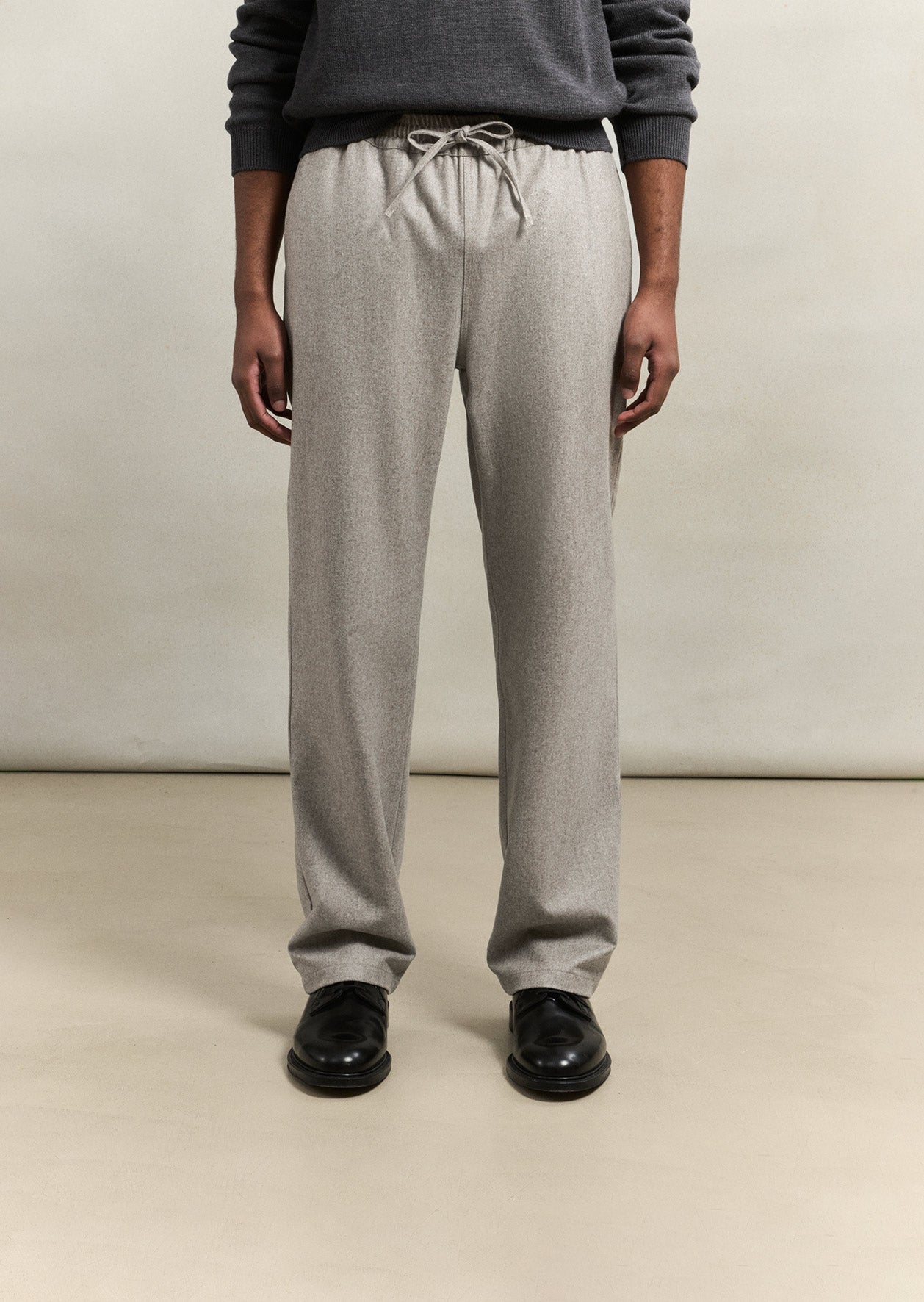 Pantalon à taille élastiquée