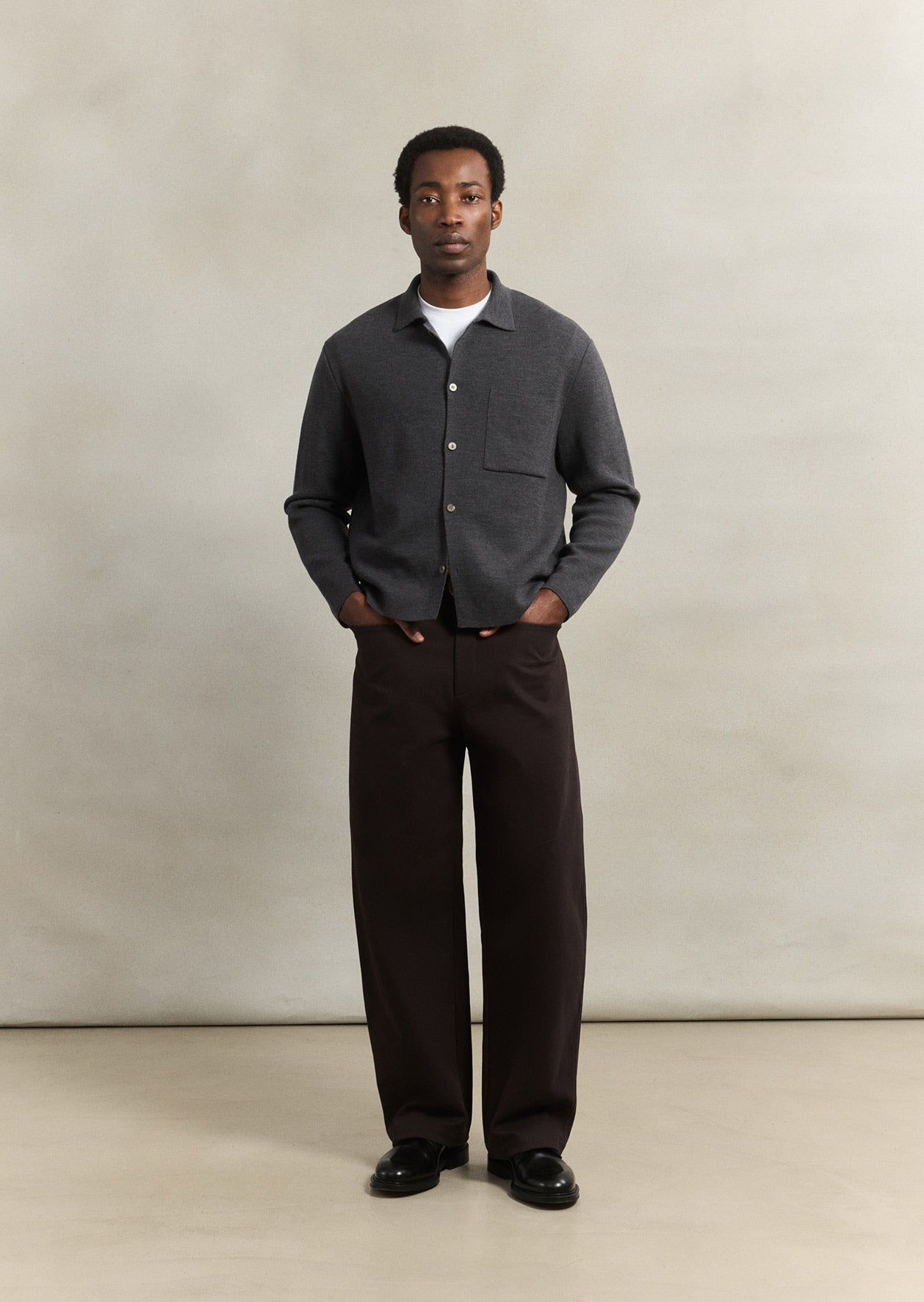 Knitted overshirt