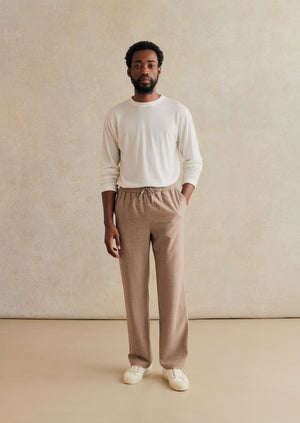 Pantalon À Taille Élastiquée