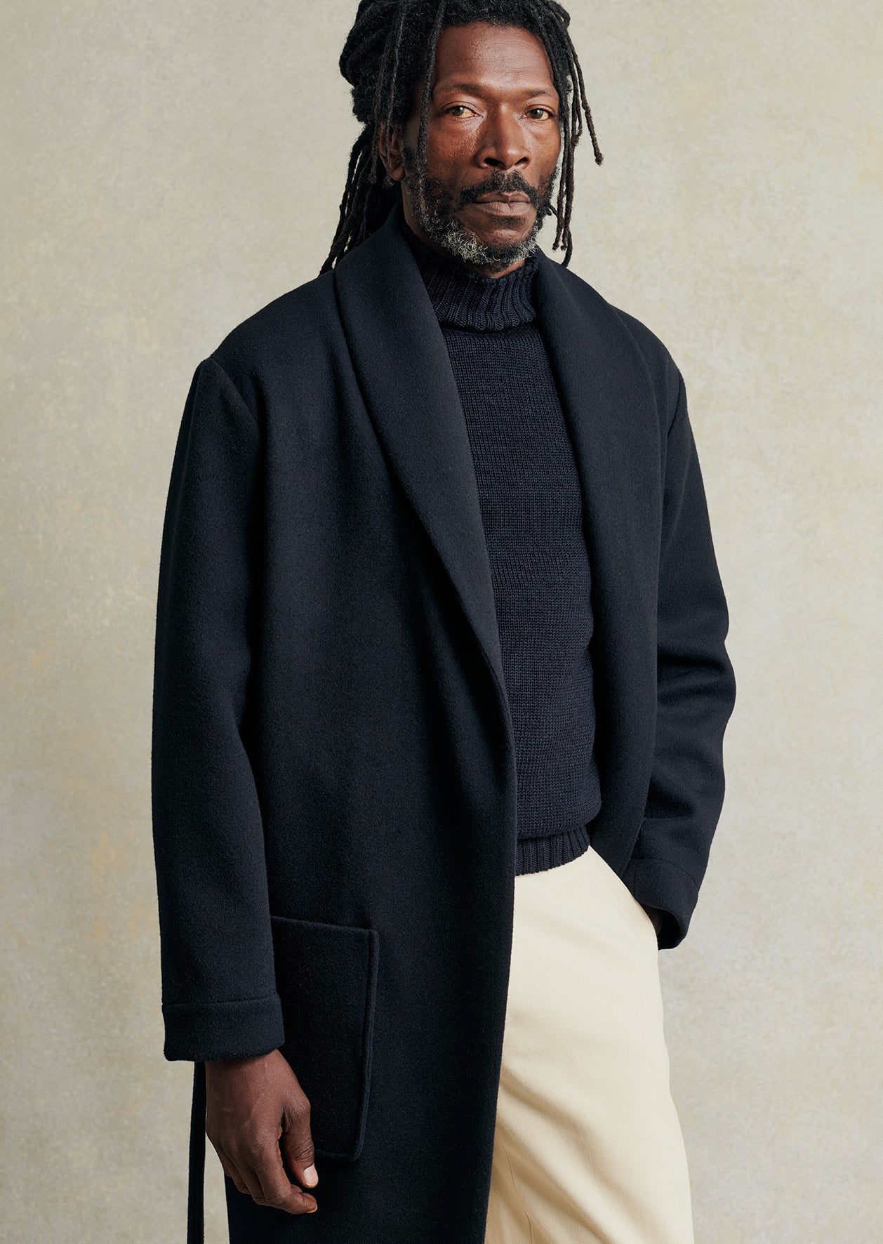 Cardigan coat