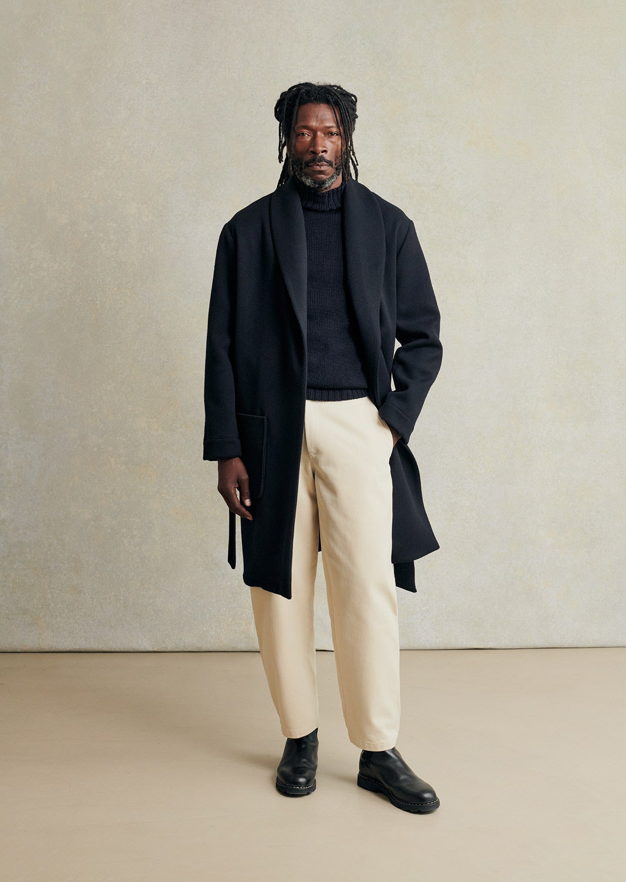 Cardigan coat