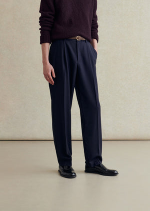 One pleat trousers