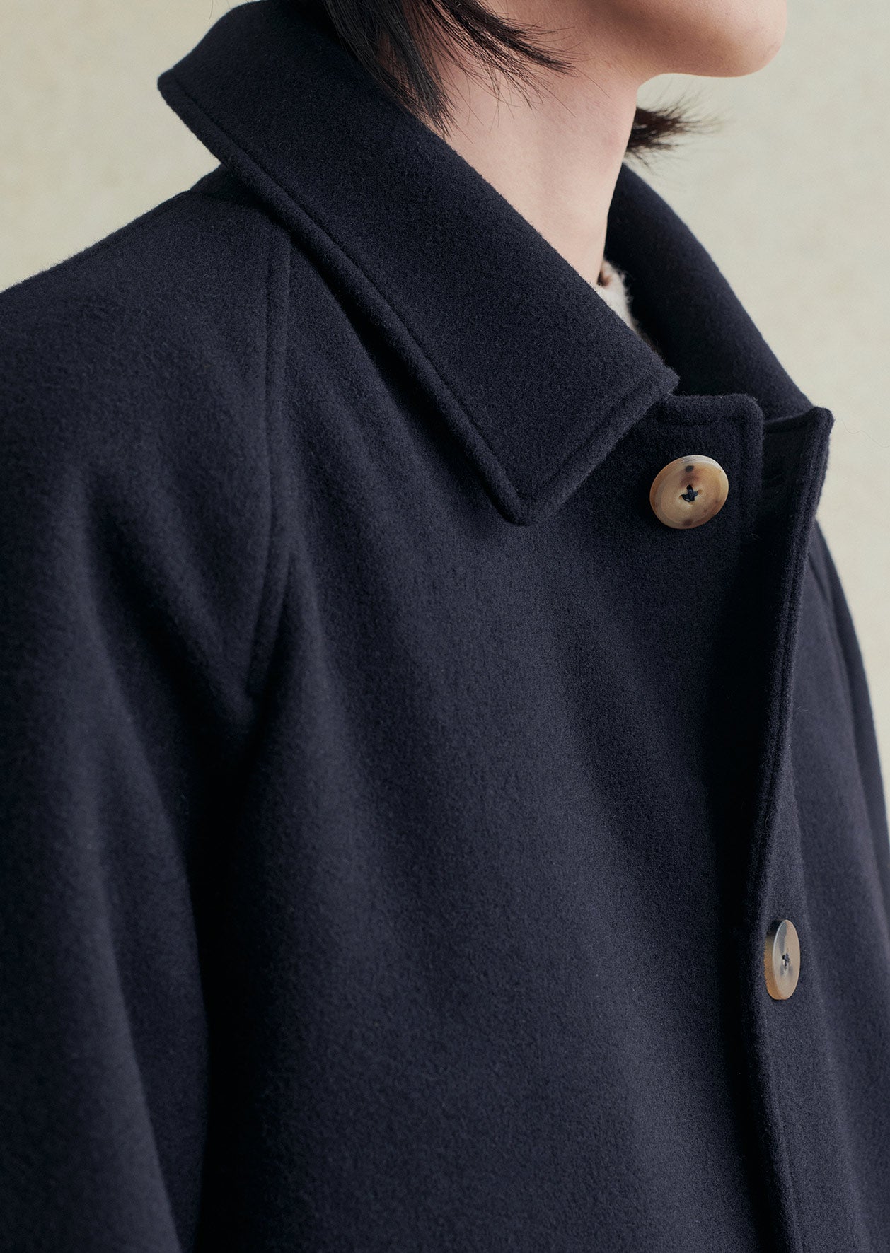 Manteau raglan parisien