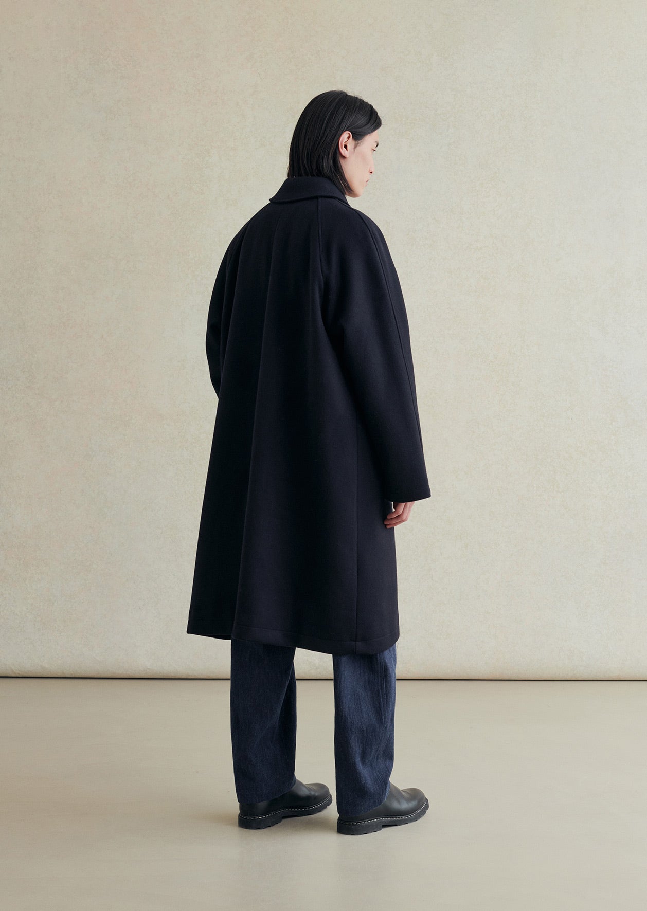 Manteau raglan parisien