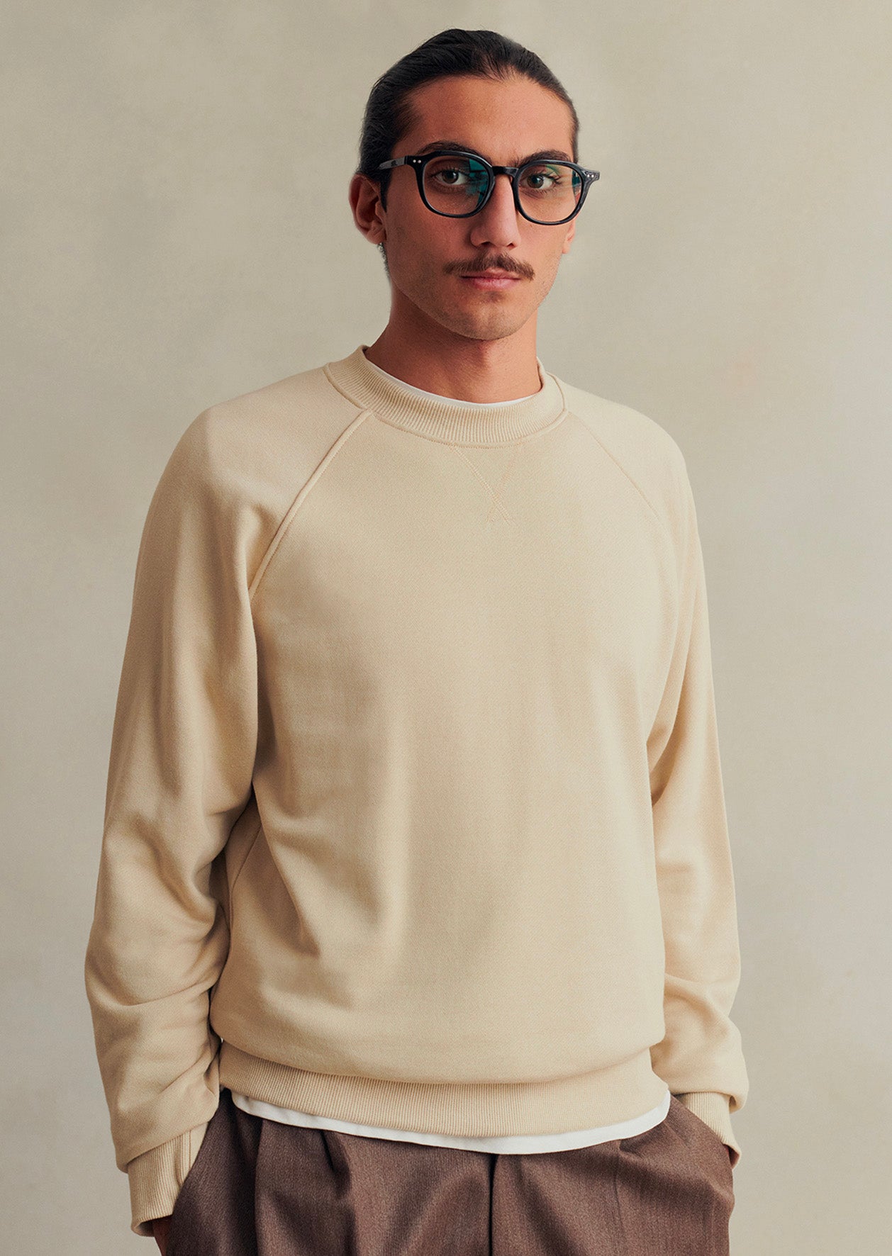 Raglan Crewneck Sweater