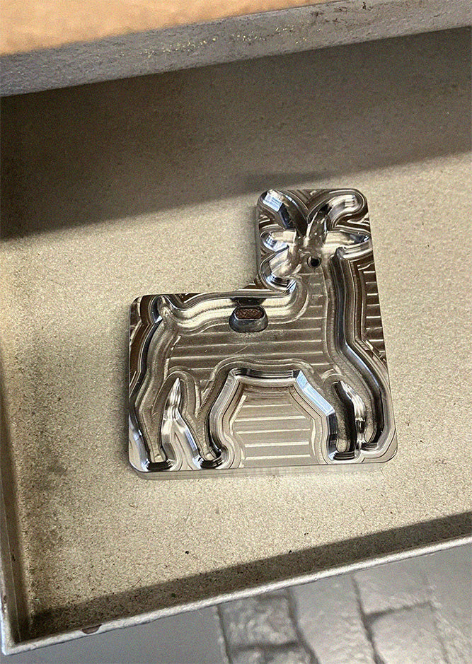 Little goat key charm