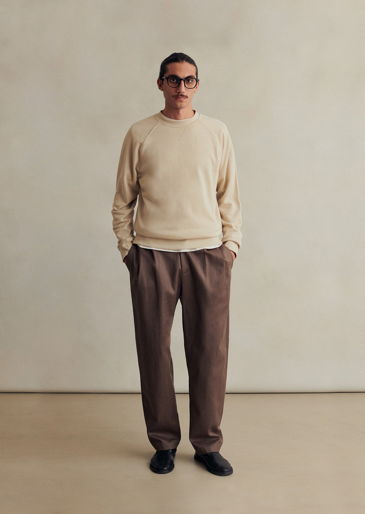 Raglan Crewneck Sweater