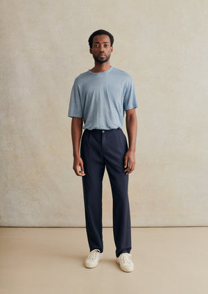 One Pleat Easy Trousers