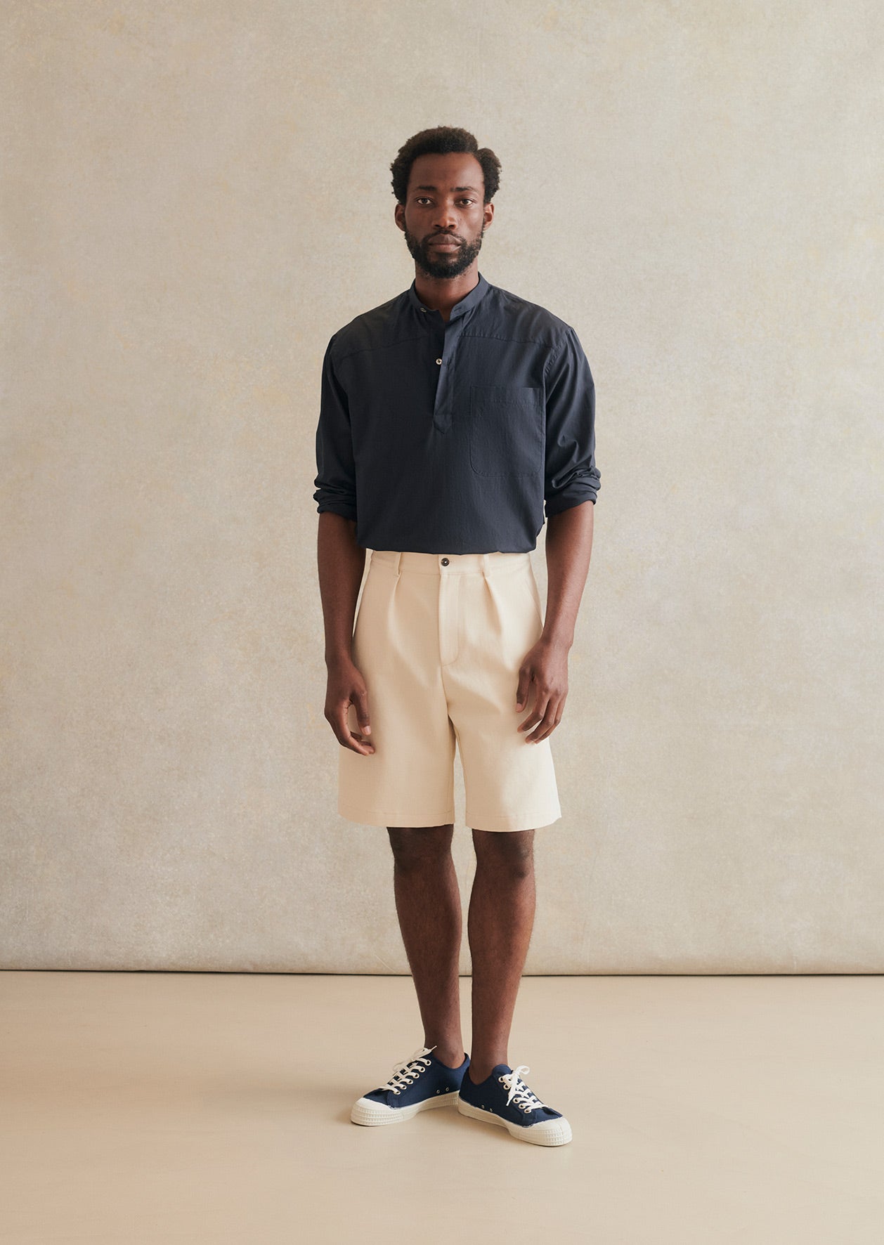 de bonne facture Short De Naturaliste Twill De Coton Épais
