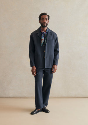 DE BONNE FACTURE デボンファクチュール ペインタージャケット50 De Bonne Facture Linen 
