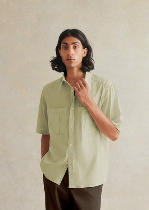 Short Sleeve Painter's Shirt