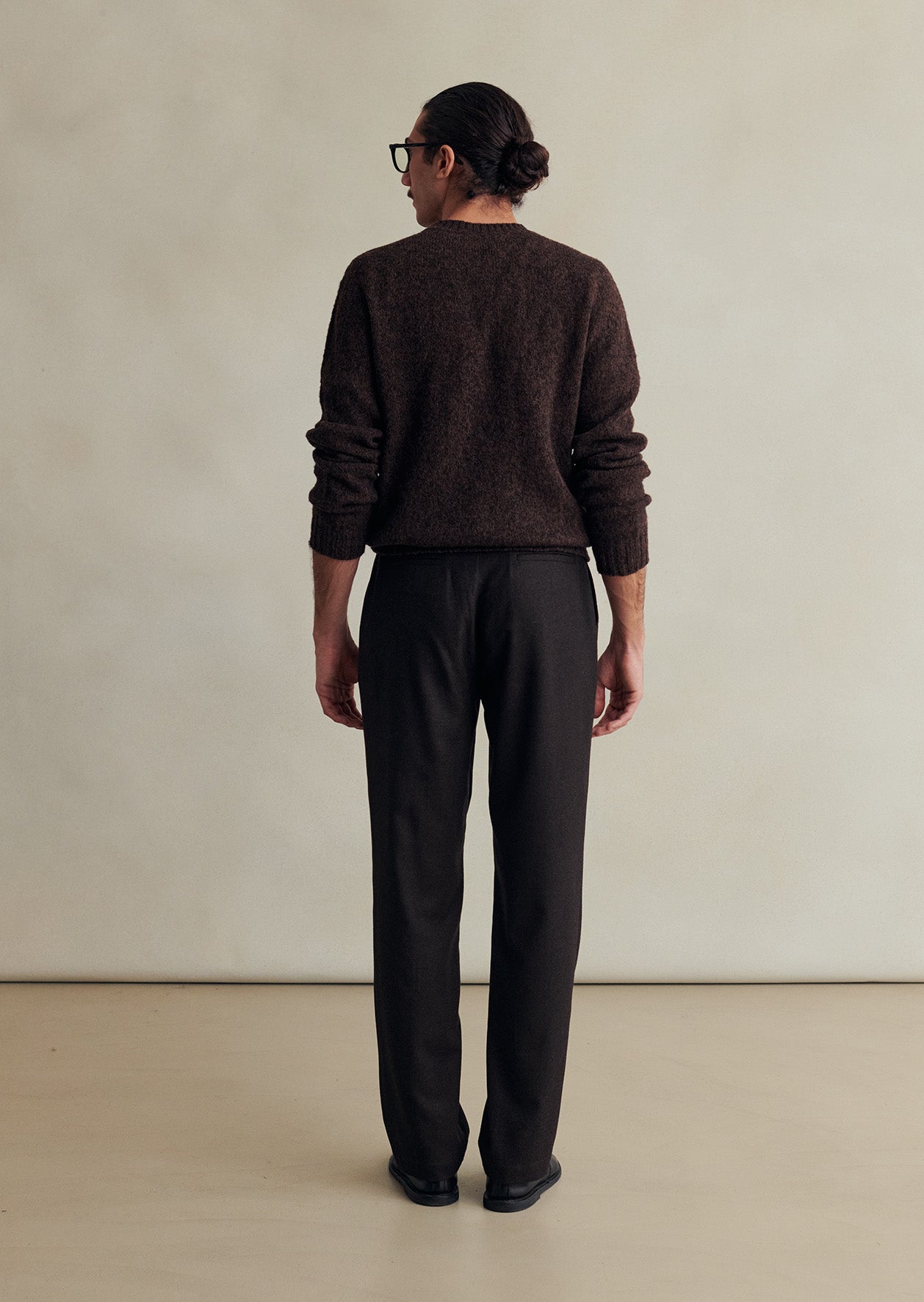 One pleat trousers