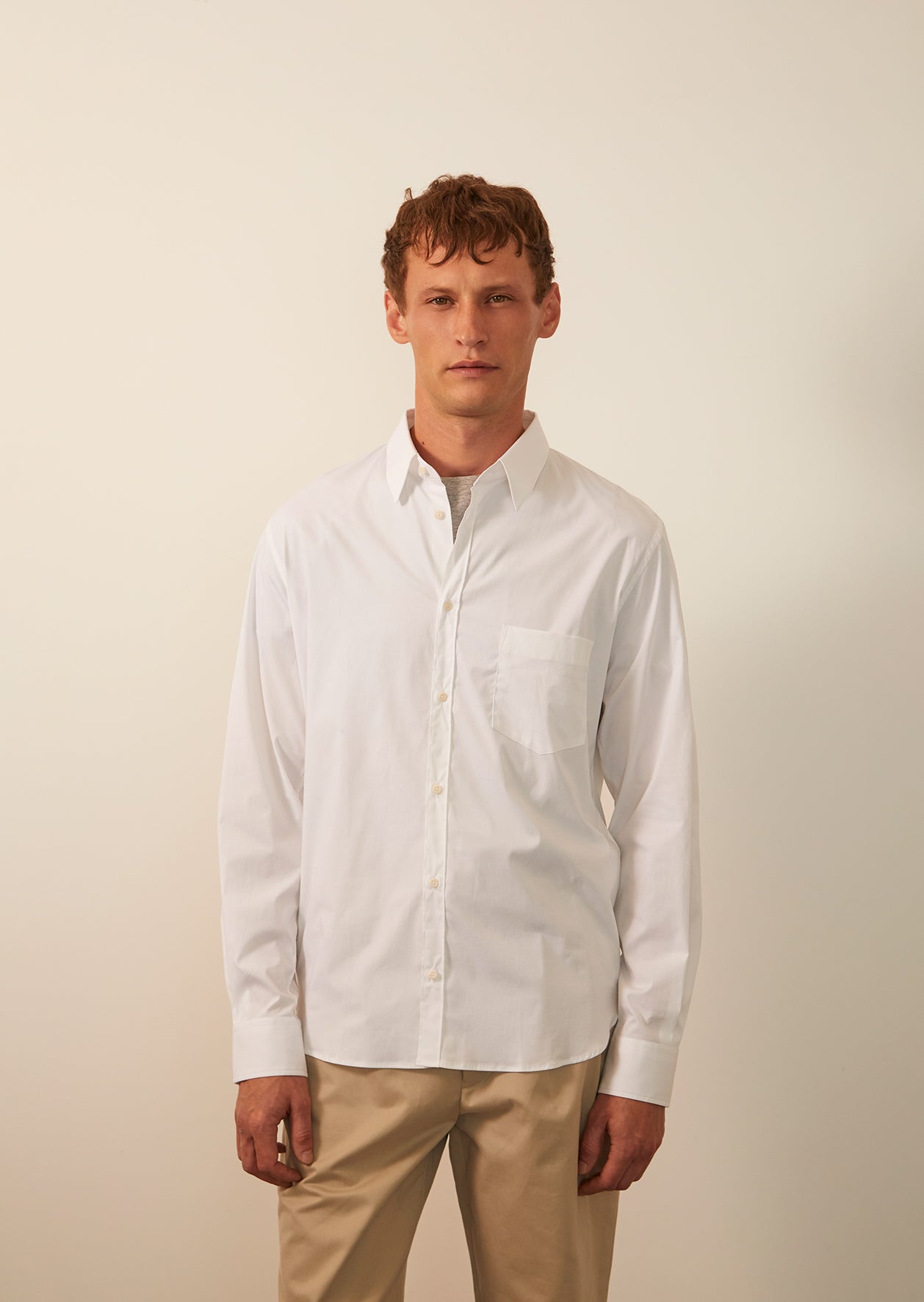 De Bonne Facture - Essential shirt - Italian cotton poplin - White