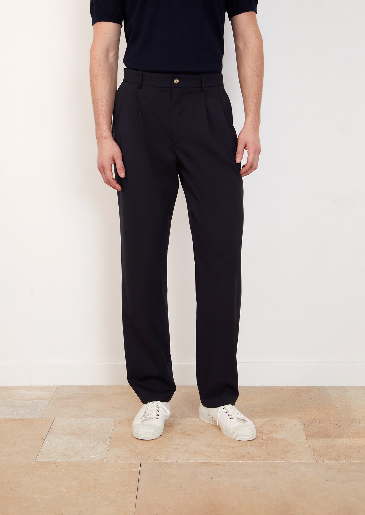 Two Pleat Large Trousers