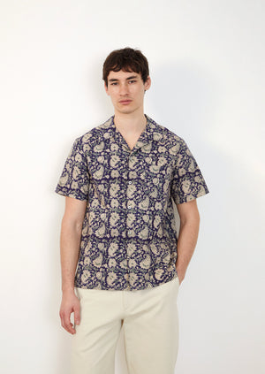 Chemise Col Ouvert À Manches Courtes